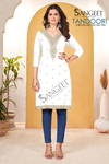 Tandoori By Sangeet Rayon Embroidery Kurtis Wholesale Shop In Surat